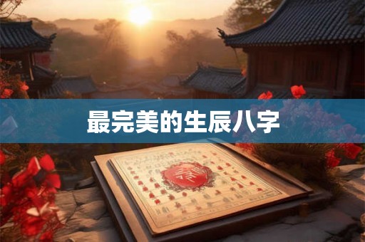 最完美的生辰八字