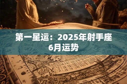 第一星运：2025年射手座6月运势