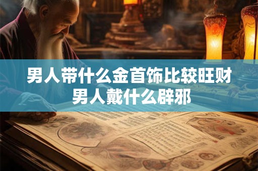 男人带什么金首饰比较旺财 男人戴什么辟邪