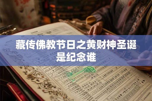 藏传佛教节日之黄财神圣诞是纪念谁