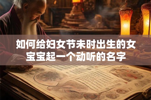 如何给妇女节未时出生的女宝宝起一个动听的名字