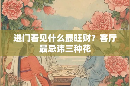 进门看见什么最旺财？客厅最忌讳三种花
