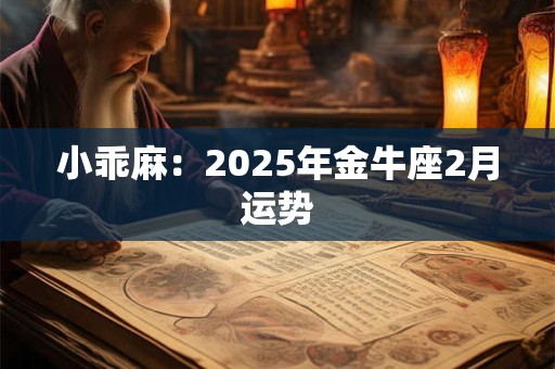 小乖麻：2025年金牛座2月运势