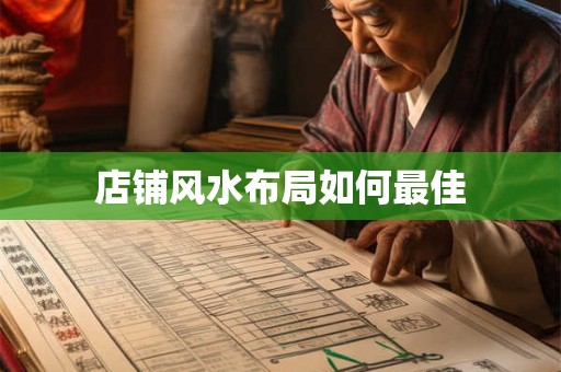 店铺风水布局如何最佳