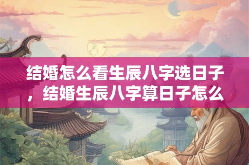 结婚怎么看生辰八字选日子，结婚生辰八字算日子怎么算