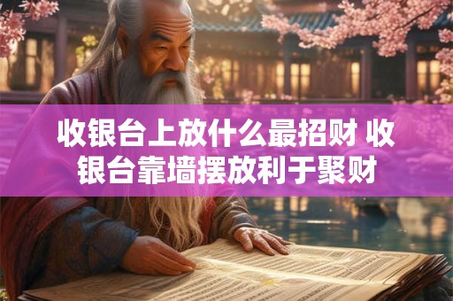 收银台上放什么最招财 收银台靠墙摆放利于聚财