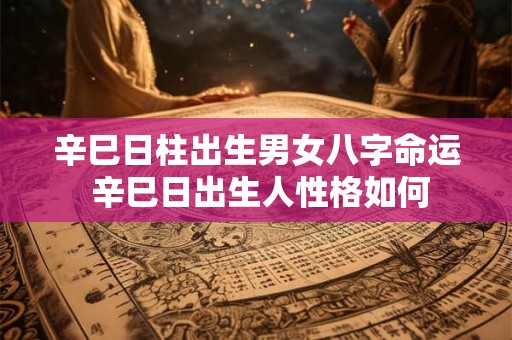辛巳日柱出生男女八字命运 辛巳日出生人性格如何