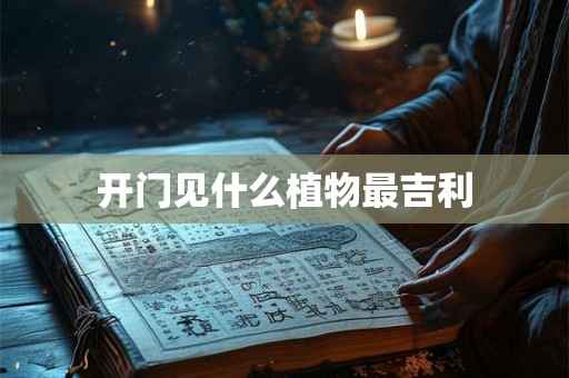 开门见什么植物最吉利
