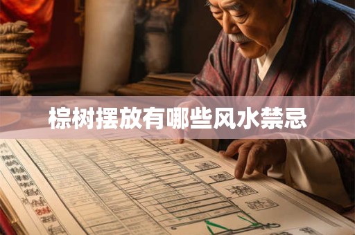 棕树摆放有哪些风水禁忌