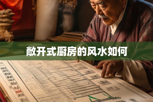 敞开式厨房的风水如何