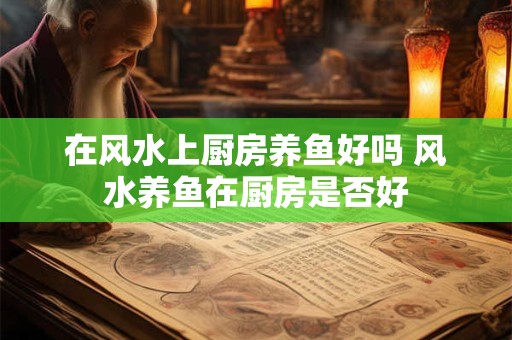 在风水上厨房养鱼好吗 风水养鱼在厨房是否好