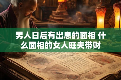 男人日后有出息的面相 什么面相的女人旺夫带财