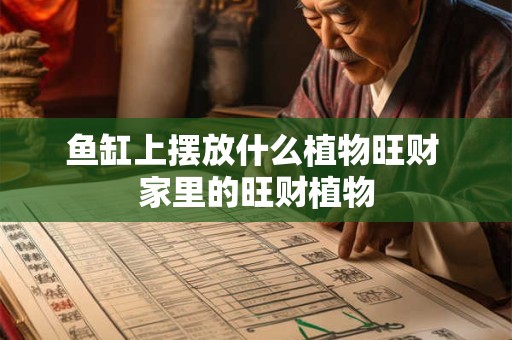 鱼缸上摆放什么植物旺财 家里的旺财植物