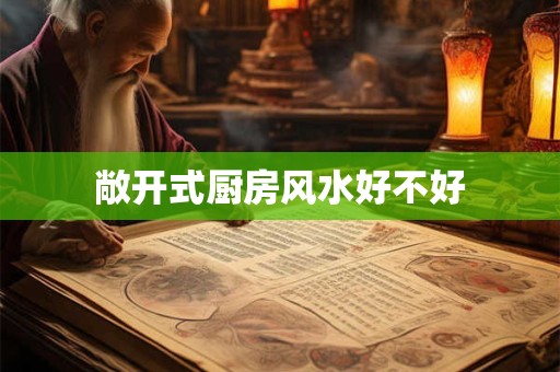 敞开式厨房风水好不好