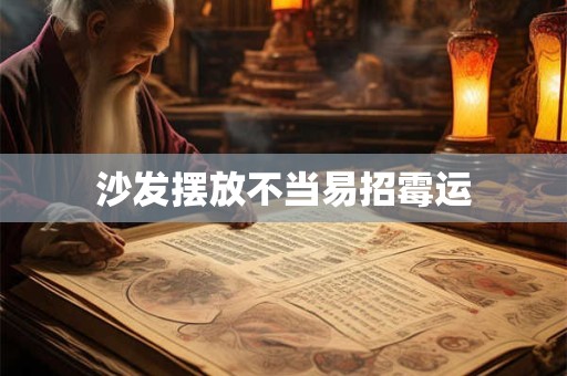 沙发摆放不当易招霉运