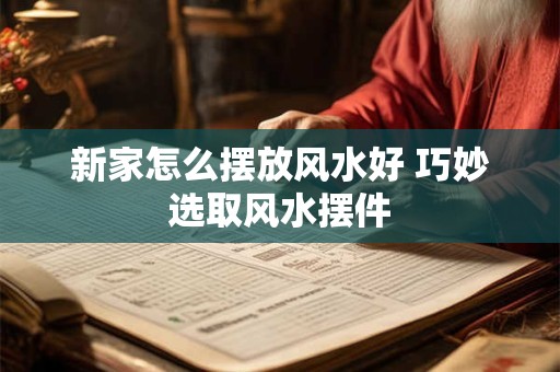 新家怎么摆放风水好 巧妙选取风水摆件