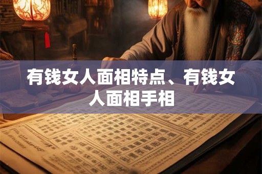 有钱女人面相特点、有钱女人面相手相