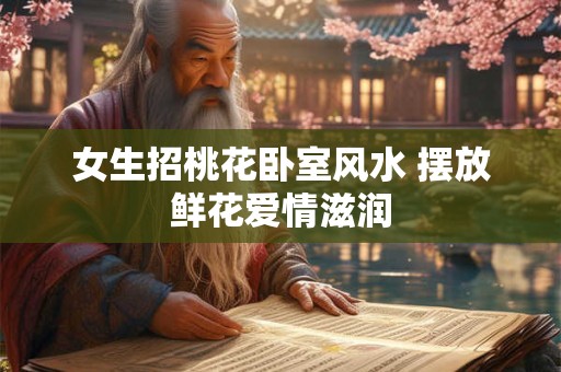 女生招桃花卧室风水 摆放鲜花爱情滋润