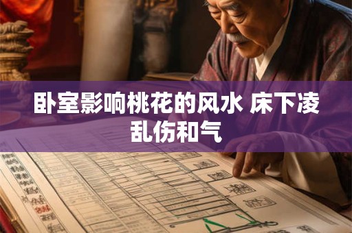 卧室影响桃花的风水 床下凌乱伤和气