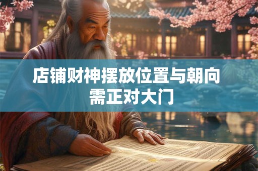 详细阅读:店铺财神摆放位置与朝向 需正对大门 店铺财神摆放位置与朝向 需正对大门