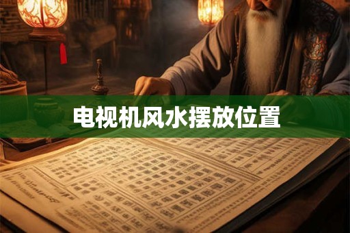 电视机风水摆放位置