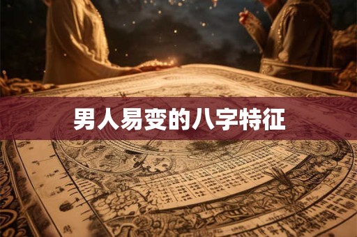 男人易变的八字特征