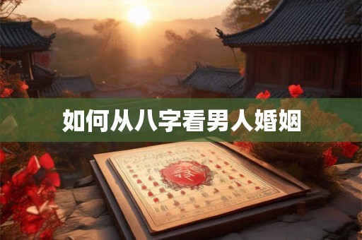 如何从八字看男人婚姻