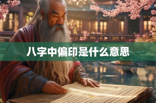 八字中偏印是什么意思
