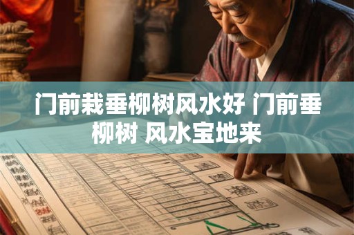 门前栽垂柳树风水好 门前垂柳树 风水宝地来