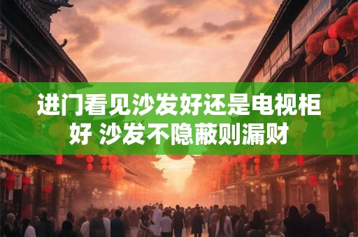 详细阅读:进门看见沙发好还是电视柜好 沙发不隐蔽则漏财 进门看见沙发好还是电视柜好 沙发不隐蔽则漏财