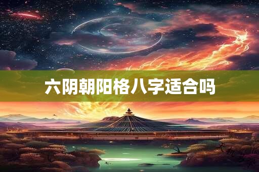 六阴朝阳格八字适合吗