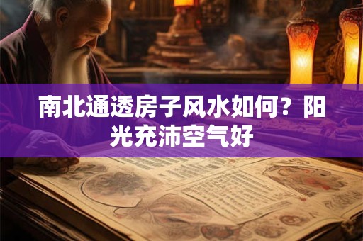 南北通透房子风水如何？阳光充沛空气好