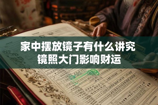 家中摆放镜子有什么讲究 镜照大门影响财运