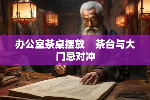 办公室茶桌摆放    茶台与大门忌对冲