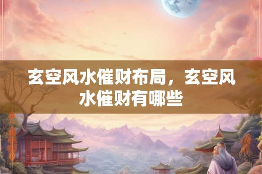 玄空风水催财布局，玄空风水催财有哪些