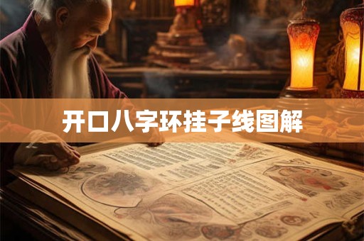 开口八字环挂子线图解