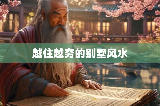 越住越穷的别墅风水