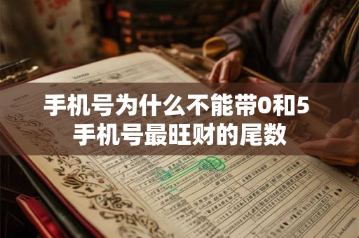 手机号为什么不能带0和5 手机号最旺财的尾数
