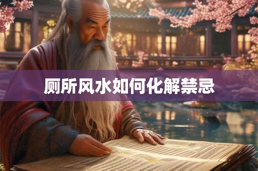 厕所风水如何化解禁忌