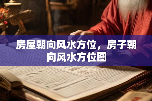 房屋朝向风水方位，房子朝向风水方位图