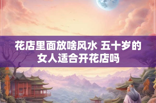 花店里面放啥风水 五十岁的女人适合开花店吗