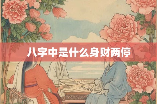 八字中是什么身财两停