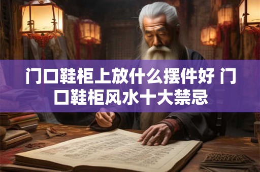 门口鞋柜上放什么摆件好 门口鞋柜风水十大禁忌