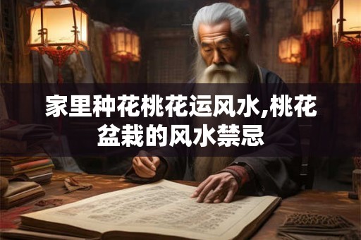 家里种花桃花运风水,桃花盆栽的风水禁忌