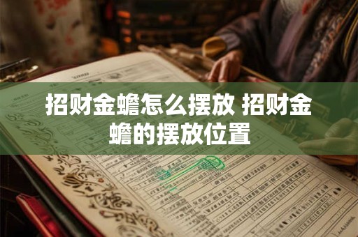 招财金蟾怎么摆放 招财金蟾的摆放位置