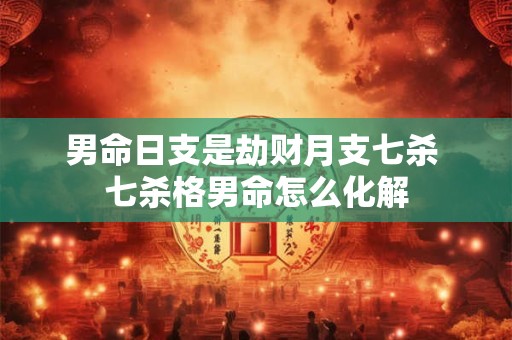 男命日支是劫财月支七杀 七杀格男命怎么化解