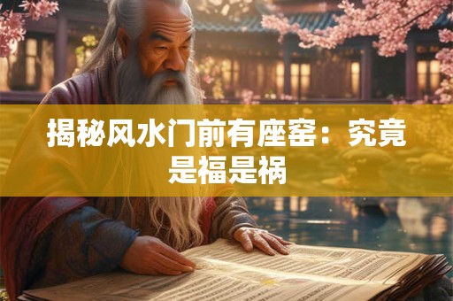 揭秘风水门前有座窑：究竟是福是祸