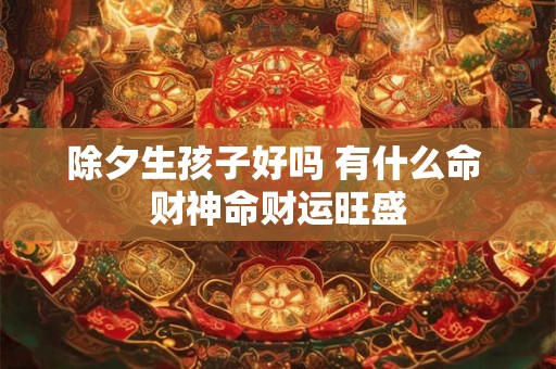 除夕生孩子好吗 有什么命 财神命财运旺盛