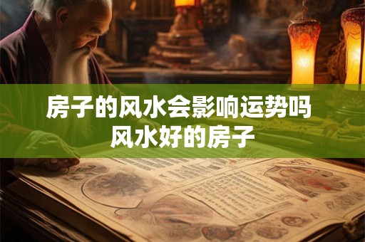 房子的风水会影响运势吗 风水好的房子