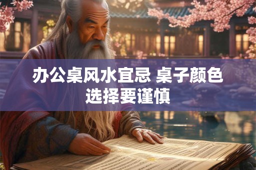 办公桌风水宜忌 桌子颜色选择要谨慎